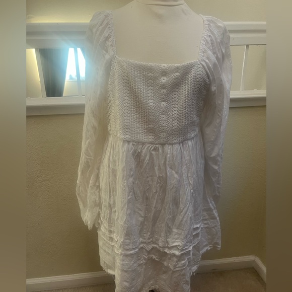 Pink Lily Take Your Time Cream Mini Dress - Picture 3 of 7